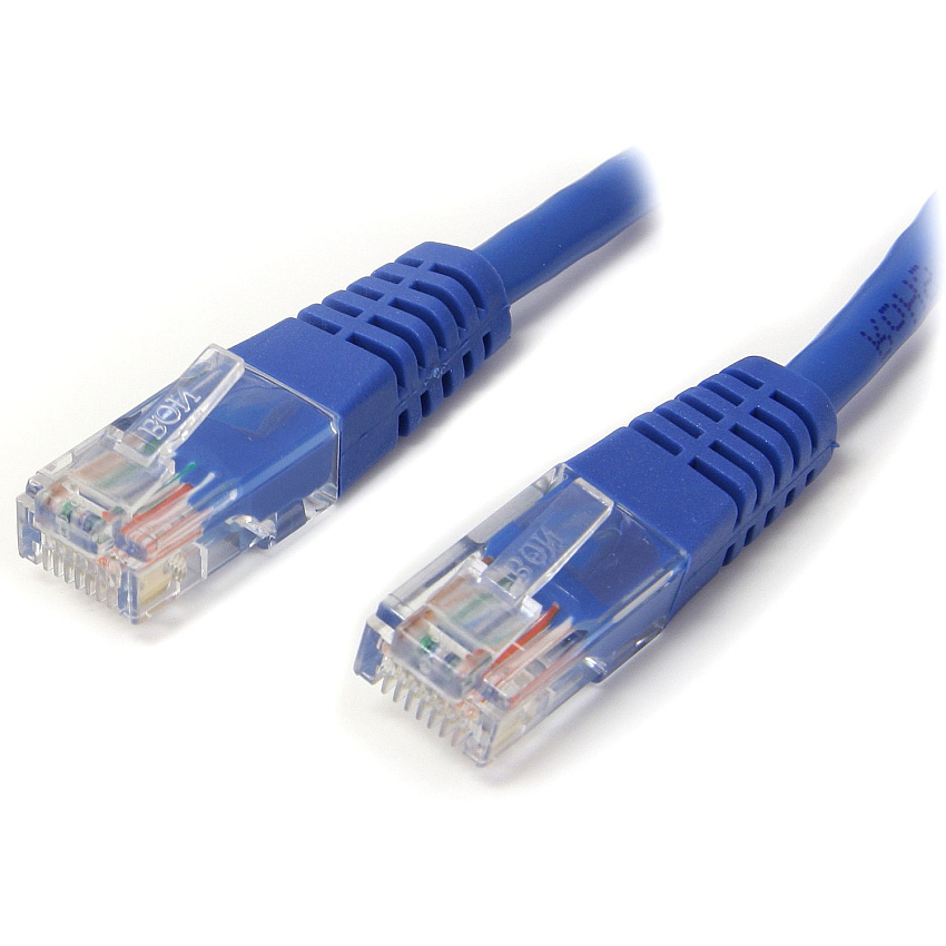 StarTech 6 Ft Blue Molded Cat5e Utp Patch Cable (M45PATCH6BL)