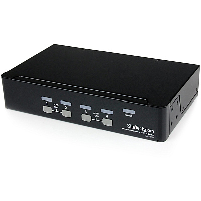 StarTech 4 Port Vga Usb Kvm Switch With Hub (SV431USB)