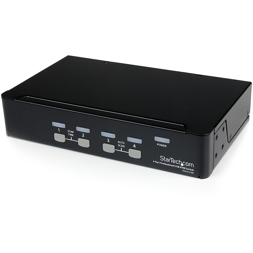 StarTech 4 Port Vga Usb Kvm Switch With Hub (SV431USB)