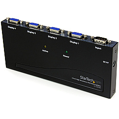StarTech 4 Port High Res Vga Video Splitter (ST124PRO)