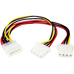 StarTech Lp4 To 2x Lp4 Power Y Cable (PYO2L)