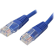 StarTech 3 Ft Blue Molded Cat5e Utp Patch Cable (M45PATCH3BL)