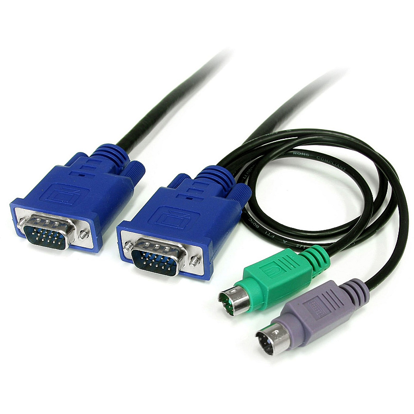 StarTech 6 Ft 3-in-1 Ultra Thin Ps/2 Kvm Cable (SVECON6)