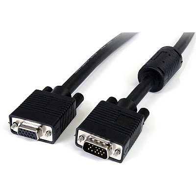 StarTech 15 Ft Coax Vga Monitor Extension Cable (MXT105HQ)