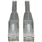 Eaton Tripp Lite Series Cat6 Gigabit Snagless Molded (UTP) Ethernet Cable (RJ45 M/M), PoE, Gray, 7 ft. (2.13 m) (N201007GY)