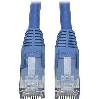 Tripp Lite Cat6 Gigabit Snagless Molded (UTP) Ethernet Cable (RJ45 M/M) PoE Blue 7 ft. (2.13 m) (N201007BL)