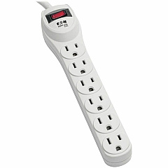 Eaton Tripp Lite Series Protect It! 6-Outlet Home Computer Surge Protector, 2 ft. (0.61 m) Cord, 180 Joules (TLP602)