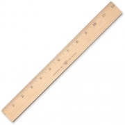Westcott Inches/Metric Wood Ruler (10375)