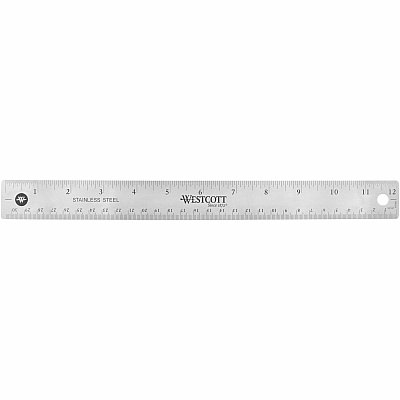 Westcott Stainless Steel Rulers (ACM10415)