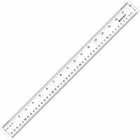 Westcott 18" Transparent Ruler (ACM10564)