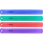 Westcott Transparent Jeweltone 12" Plastic Ruler (12975)