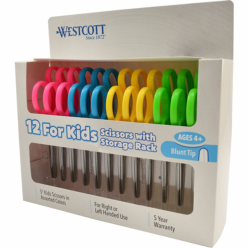 Westcott 5" Kids Blunt Tip Scissors (ACM13140)