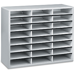 Fellowes 24-Compartment Sorter Literature Organizer (FEL25041)