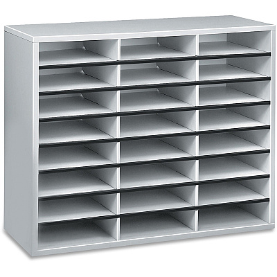 Fellowes 24-Compartment Sorter Literature Organizer (FEL25041)