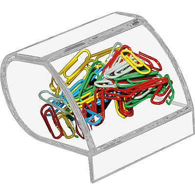 Kantek Acrylic Paper Clip Holder (KTKAD40)