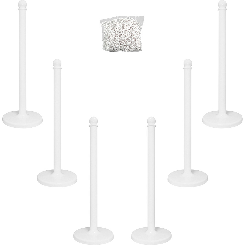 Tatco Plastic Stanchions and Chains (TCO12000)