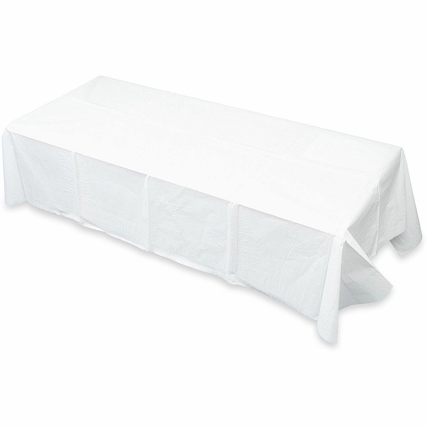 Tatco White Paper Rectangular Tablecovers (TCO31108)