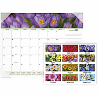 At-A-Glance Panoramic Floral Desk Pad (89805)