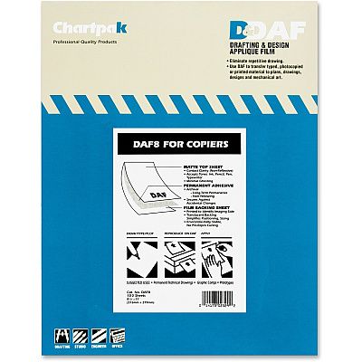 Chartpak 1.5 mil Applique Drafting Film (CHADAF8)
