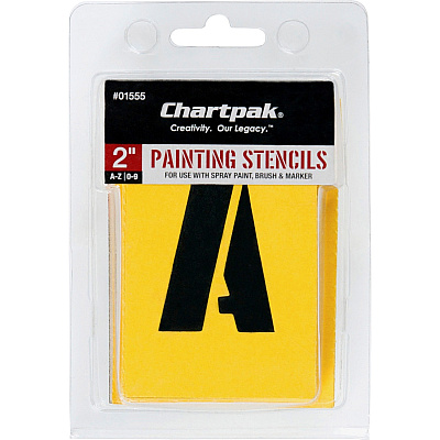 Chartpak Painting Letters/Numbers Stencils (CHA01555)