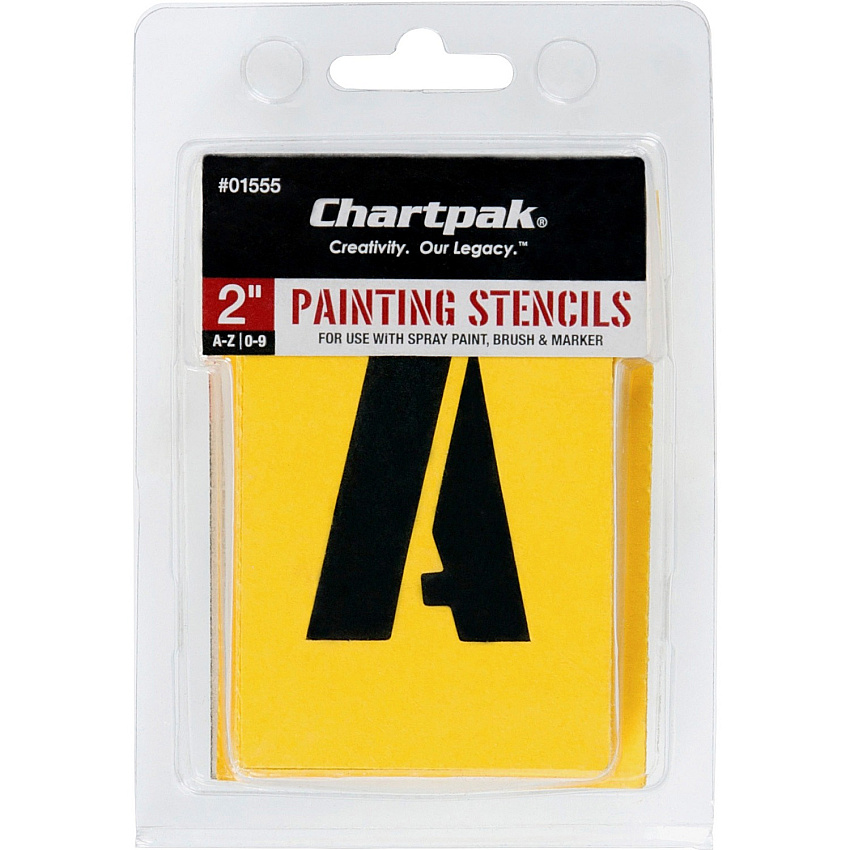 Chartpak Painting Letters/Numbers Stencils (CHA01555)