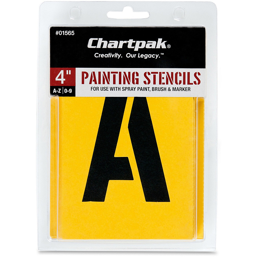 Chartpak Painting Letters/Numbers Stencils (CHA01565)