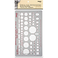 Chartpak Circle/Identification Template (CHA1002PI)