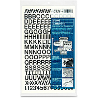 Chartpak Vinyl Helvetica Style Letters/Numbers (CHA01010)