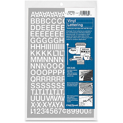 Chartpak Vinyl Helvetica Style Letters/Numbers (CHA01016)