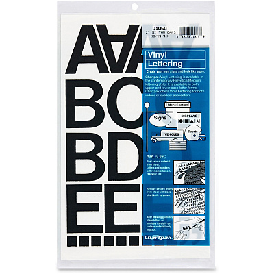 Chartpak Vinyl Helvetica Style Letters/Numbers (CHA01050)