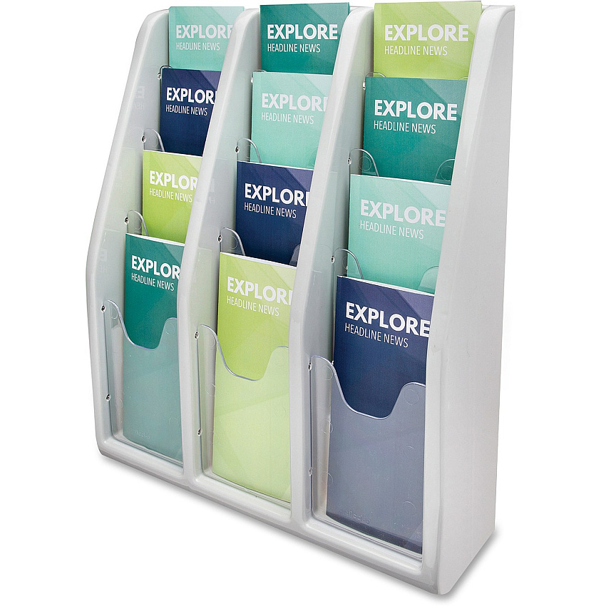 deflecto Multi-Compartment Literature Display (DEF52809)