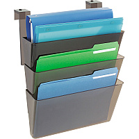 deflecto Stackable DocuPocket for Partition Walls (DEF73502RT)