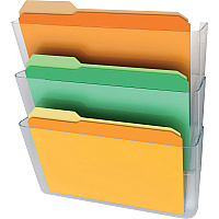 deflecto Stackable DocuPocket for Partition Walls (DEF73601RT)