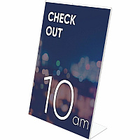 deflecto Superior Image Slanted Sign Holders (DEF590101)