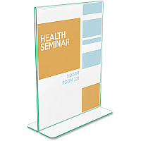 deflecto Superior Image Premium Green Edge Sign Holder (DEF5991790)