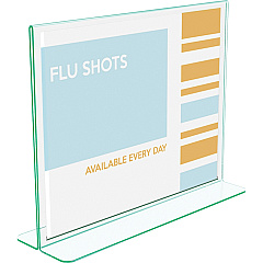 deflecto Superior Image Premium Green Edge Sign Holder (DEF5991890)