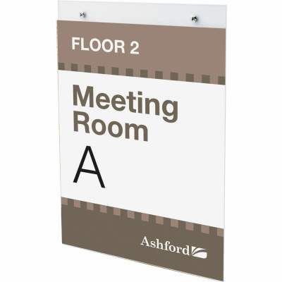 deflecto Classic Image Wall Mount Sign Holders (68201)