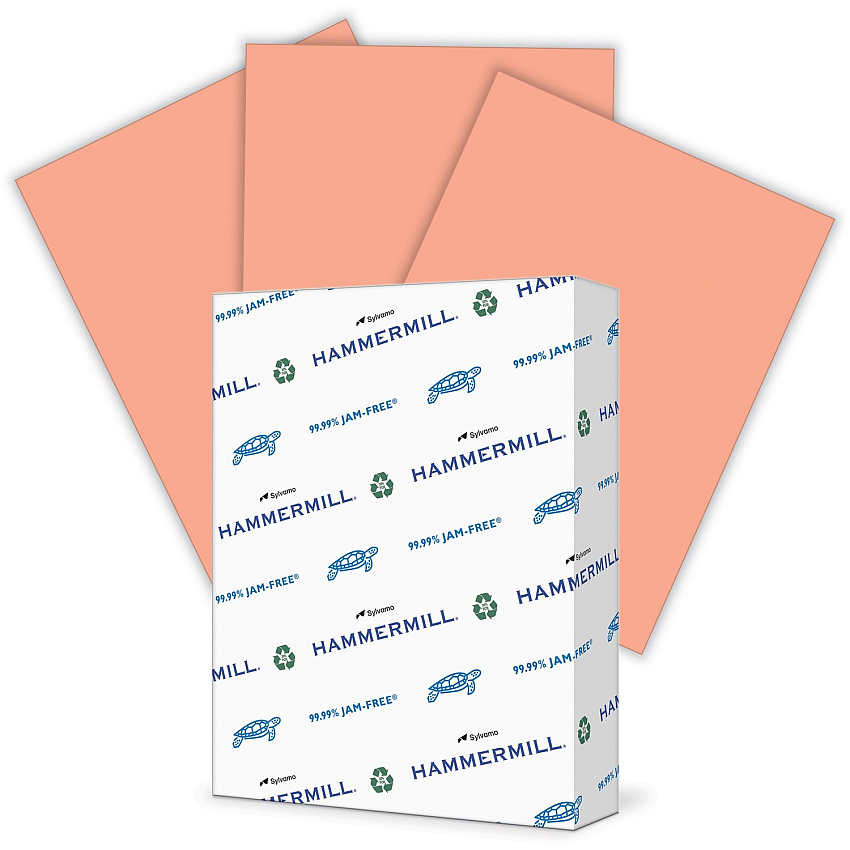 Hammermill Colors Recycled Copy Paper - Salmon (HAM103119)