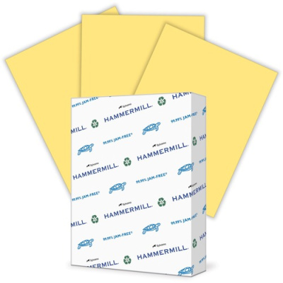 103341P Hammermill Colored Paper, 20 lb Canary Printer Paper, 8.5