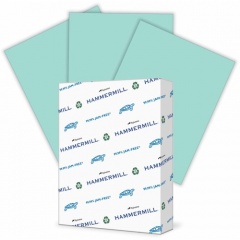 Hammermill Paper for Copy 8.5x11 Laser, Inkjet Colored Paper - Turquoise - Recycled - 30% Recycled Content (103820)