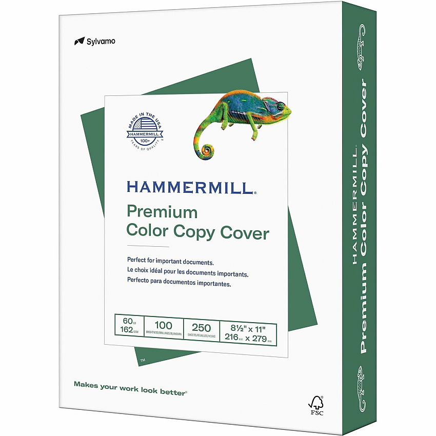 Hammermill Premium Color Copy Cover Cardstock - White (HAM122549)