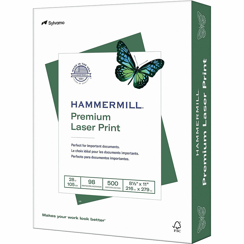 Hammermill Premium Laser Print Paper - White (HAM125534)