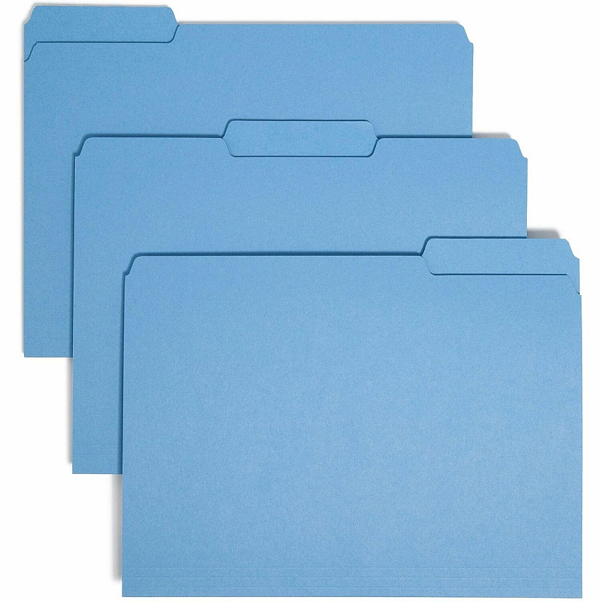 Smead 1/3 Tab Cut Letter Recycled Top Tab File Folder (SMD10239)