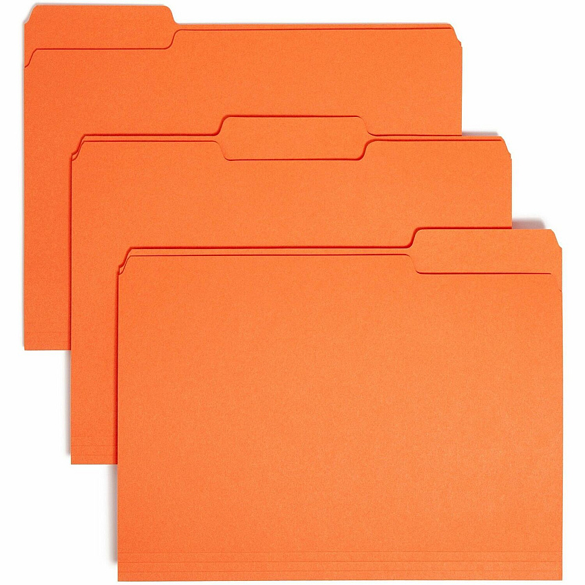 Smead 1/3 Tab Cut Letter Recycled Top Tab File Folder (SMD10259)