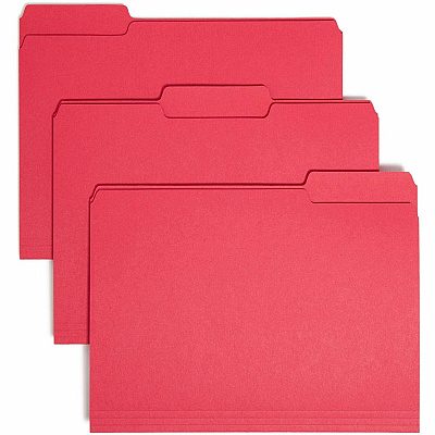 Smead 1/3 Tab Cut Letter Recycled Top Tab File Folder (SMD10267)
