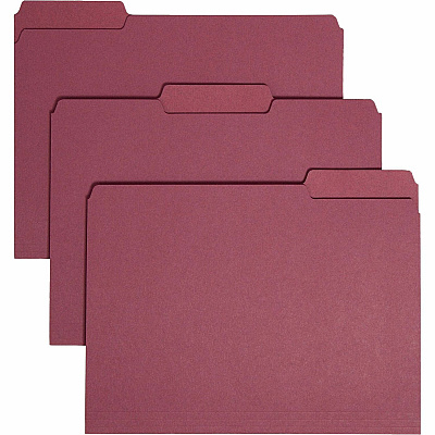 Smead 1/3 Tab Cut Letter Recycled Top Tab File Folder (SMD10275)