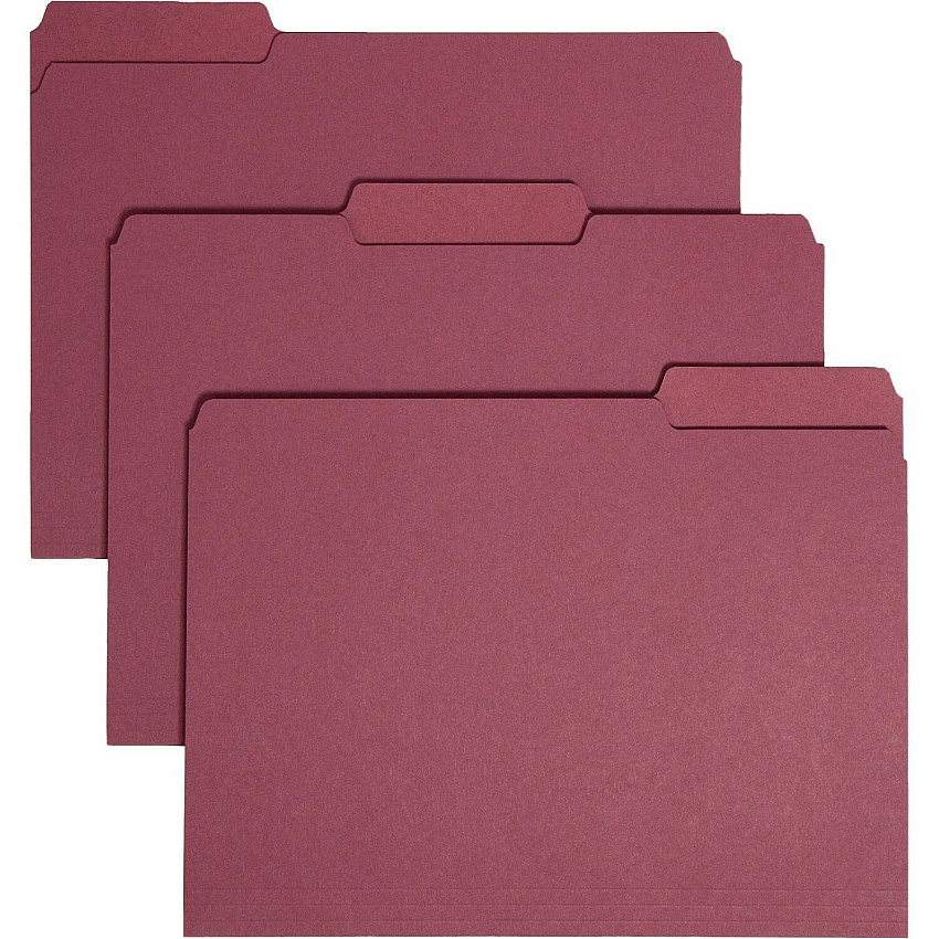 Smead 1/3 Tab Cut Letter Recycled Top Tab File Folder (SMD10275)