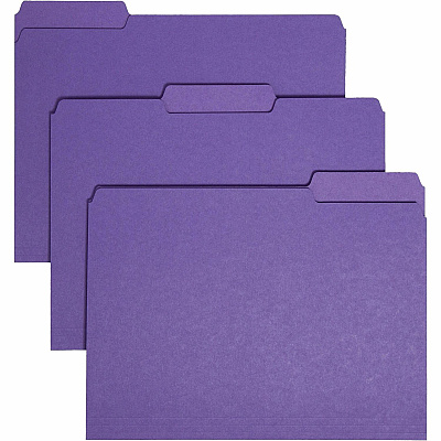 Smead 1/3 Tab Cut Letter Recycled Top Tab File Folder (SMD10283)