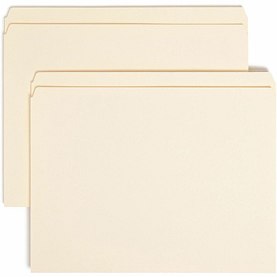 Smead Straight Tab Cut Letter Recycled Top Tab File Folder (SMD10300)