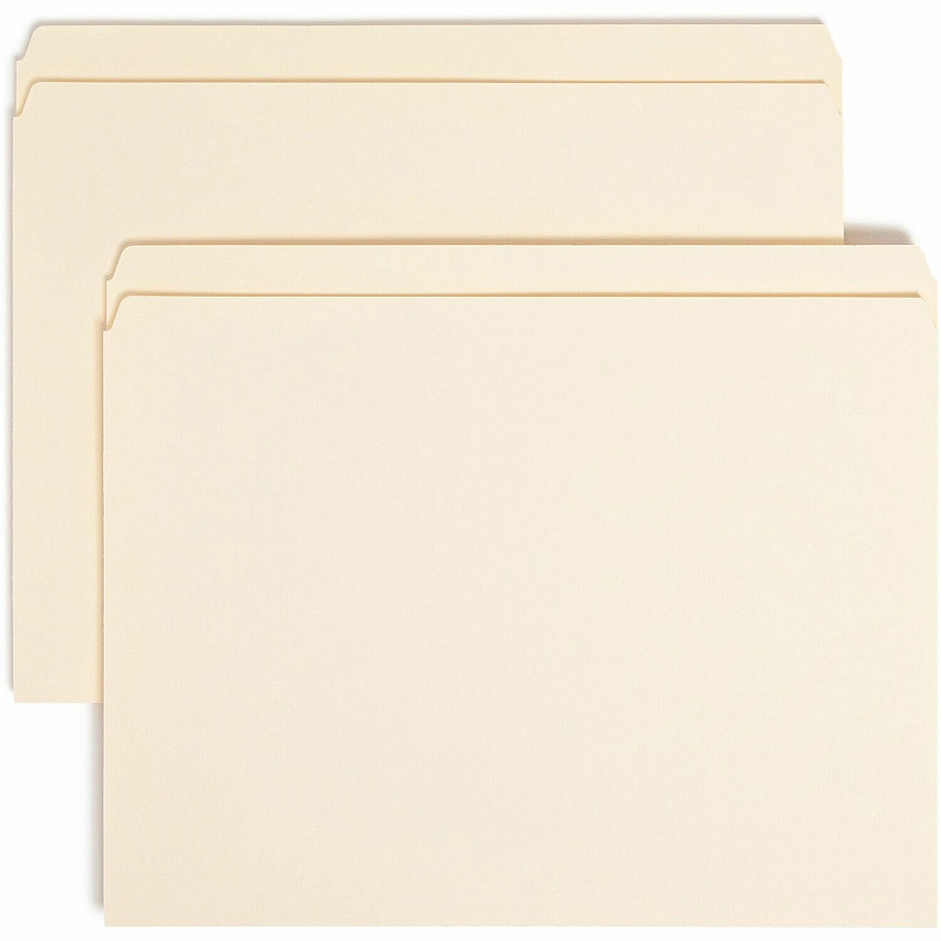 Smead Straight Tab Cut Letter Recycled Top Tab File Folder (SMD10300)
